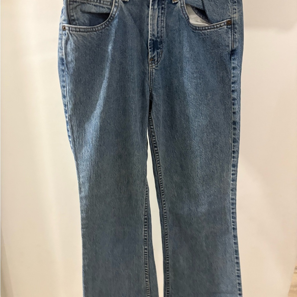 Flare Gap Classic Blue Denim Jeans Size 6 Regular New condition